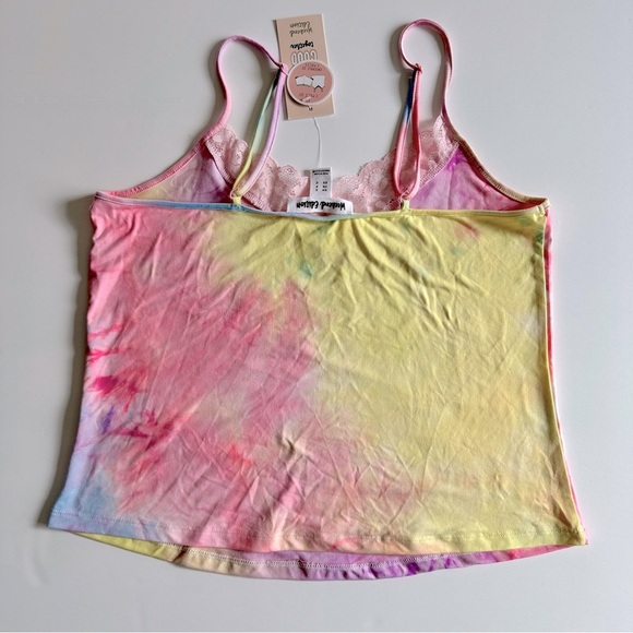 Colorful Tie-Dye Shorts Pajama Set, Women’s Size: Small - Picture 9 of 9